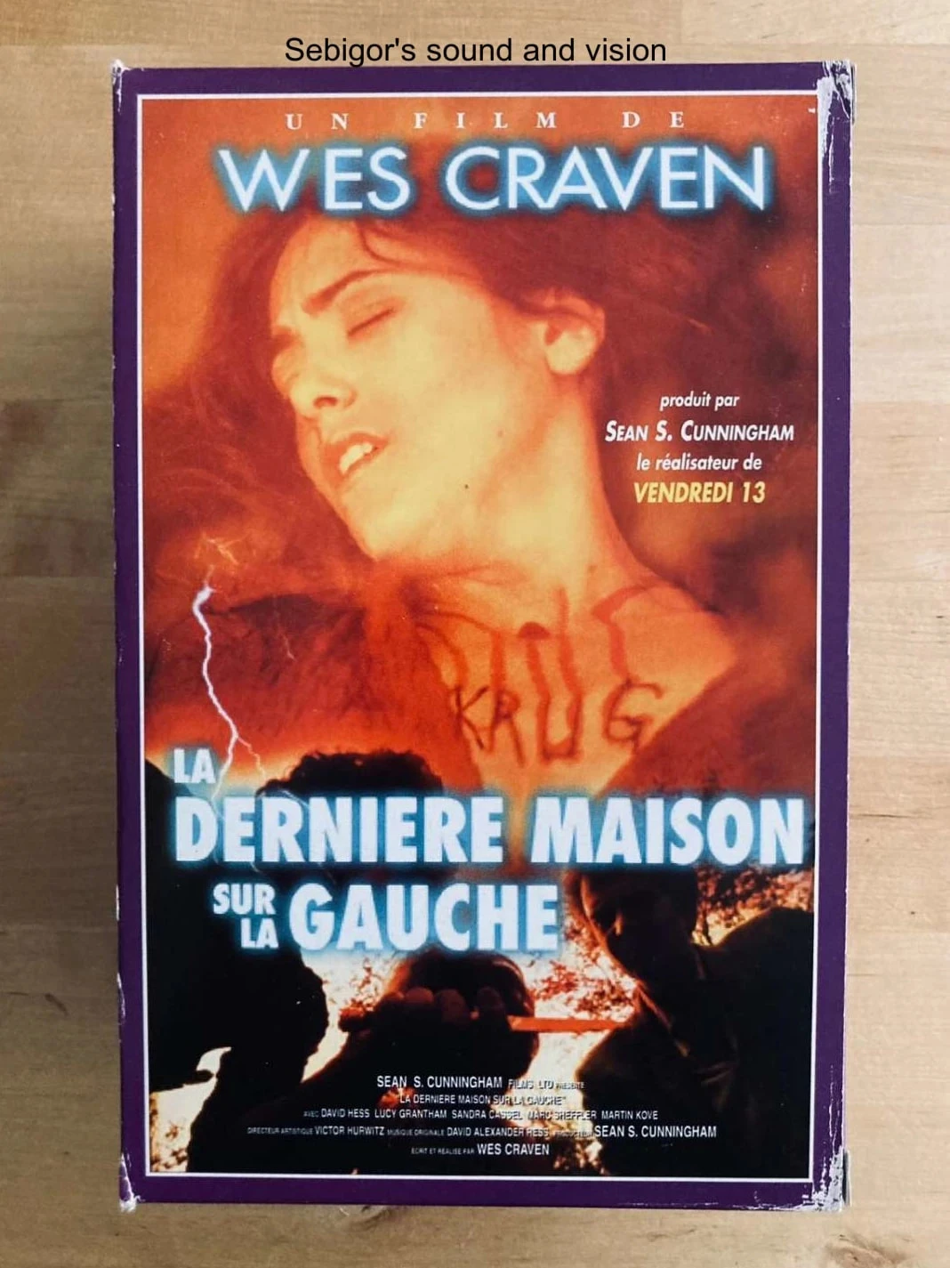 Coffret 3 VHS Wes Craven. – photo 2